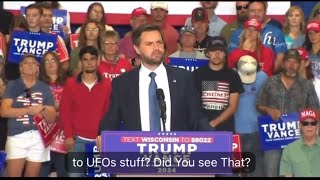 JD Vance says he’s “fascinated” by UFOs