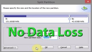 How to Resize partition without data loss [HD + Narration]