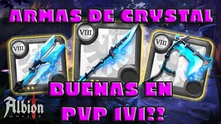 1V1 CON LAS NUEVAS ARMAS DE CRISTAL!!😍 ESTAN ROTAS?😍 / Albion Online PvP