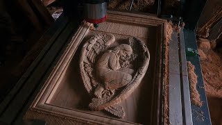 Engraving Angel // CNC Woodworking project