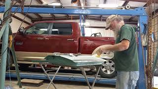 Some minor door repair for a 1966 Chevy II Wagon