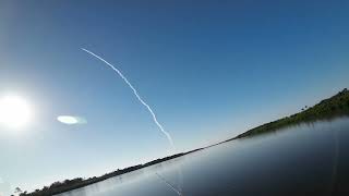 ROCKET LAUNCH WHILE FISHING IN MOSQUITO LAGOON