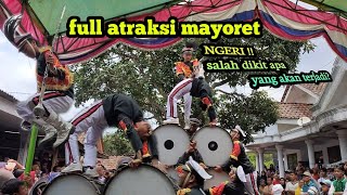 🔴seru‼️FULL ATRAKSI MAYORET BIKIN JANTUNG COPOT!!(DRUMBAND MAONG REMAS JEMBER 2024