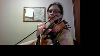 3 Octave A Flat Major Violin Arpeggio with fingerings