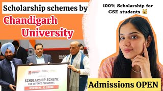 Chandigarh University Scholarship Schemes for new Students| #chandigarhuniversity