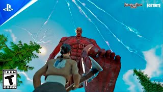 ATTACK ON TITAN X FORTNITE NOVA PARCERIA e SKIN GRATIS