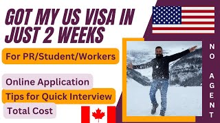 How to Apply for US Visa | DS 160 | From Canada 2023 |Step by Step Guide| Prepare for VISA Interview