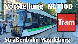 Straßenbahn Magdeburg - Vorstellung NGT10D Flexity - Sonderfahrten mit der Linie 77 | MVB IGNah 2024