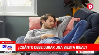 ¿Cuánto debe durar una siesta y dónde es mejor tenerla?