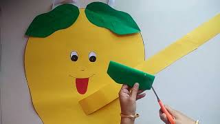 How to make mango costume #fruit fancy dress competition #diy fancy dress #National fruit of India