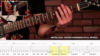 How to play "Enter Sandman" by Metallica - Legendary Riff #1