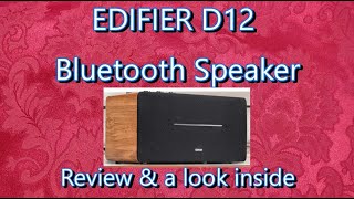 EDIFIER D12 Stereo Bluetooth Speaker.