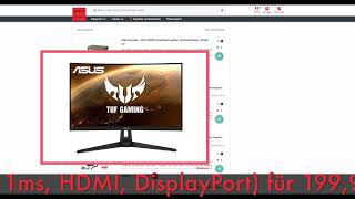 Schnäppchen des Tages 03.09.24 - ASUS VG27WQ1B 68,5 cm (27 Zoll) Curved Gaming Monitor (WQHD, 1ms)