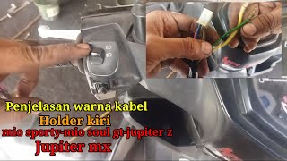 Jalur kabel holder kiri mio sporty Jupiter z dan Jupiter mx