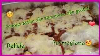 Filé de frango suculento a parmegiana!!!