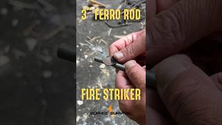 3” Ferro Rod Fire Striker | How to use, technique, features | The best survival fire starter