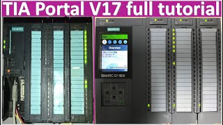 TIA Portal V17 full tutorial start from basic in 12 hours