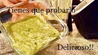 COMO HACER LA MEJOR SALSA DE AGUCATE/AGUACATE  SAUCE 🤤😋