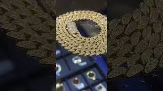 Bussdown VS diamond and gold miami cuban link chain