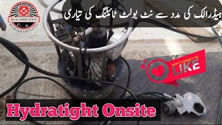 hydratight onsite || torque bolt wrench || flange tightning || tightning setup #bilalfabrication