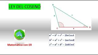 Ley del COSENO.  Primer ejemplo