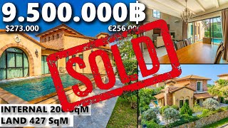 Luxury 3BR/4BTH Tuscan Style Pool Villa in Pattaya Thailand 5min to Beach - ROOF21 Presents S-0621