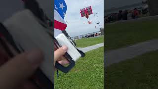 Pirate ship kite aarrrrrr #kite #park #flying #kiteflying #newengland #ocean