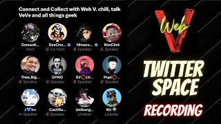 Web V's First Ever Twitter Space Episode 1