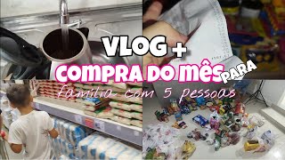 VLOG PRIMEIRA COMPRA DO ANO 2024 PARA 5 PESSOAS COM VALOR| LEVEI O JOÃO NO MÉDICO