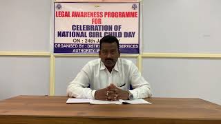 Celebration of National Girl child Day part-1