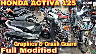 Honda Activa 125 🔥 Full Modified 😎 Graphics design 💯 Decal Kit 😎 Plug And Play Modified 😎