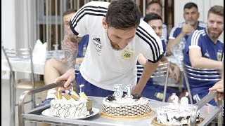 Messi pasa un cumpleaños entrenando en el Mundial Rusia 2018