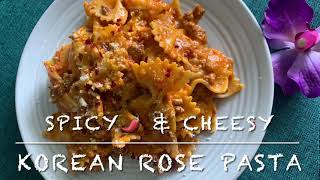 CHEESY SPICY 🌶 ROSE PASTA Recipe