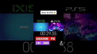 Which Console is Faster? XBOX or PS5 To load Fortnite #shorts #fortnite #tiktok #console #ps5 #xbox