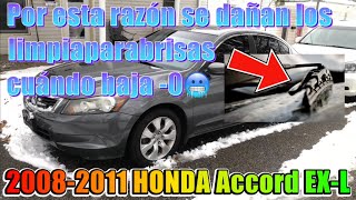 Como cambiar los limpia parabrisas de 2009 Honda accord