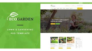 Eco Garden : Lawn & Gardening PSD Template | Themeforest Website Templates and Themes