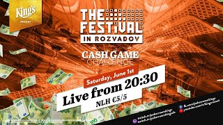 💶 "The Festival" Cash Game Challenge NLH €5/€5 & PLO €5/€5 live aus dem King's! 🎙️ Hachi