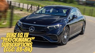 Mercedes EQ EV Performance Subscriptions 😱 (CGC: 83-84) #ev #mercedes #eq #eqs #eqe #benz #amg #eqb