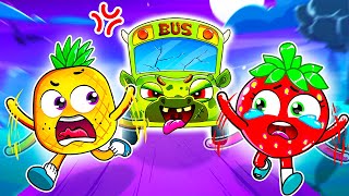 Zombies On The Bus Song 🧟‍♀️ Scary Zombie Bus Is Coming 🚌😈 Spooky Bus | Yum Yum English Kids Songs