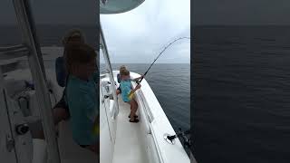 Little Girl Big Fish! #shorts #subscribe #bigfish