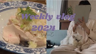 Weekly diary🥢MAY | keep stretching everyday | dumplings treat on mother day | chill out | MUJI haul