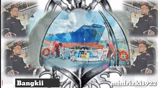 Assist kapal tanker nord stingray unberthing vessel,shot on camera insta360 one x2.