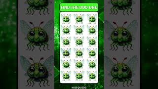 Find the odd Cute Insects out | #kuizquizzo #quiz #oddoneout #insects #cute