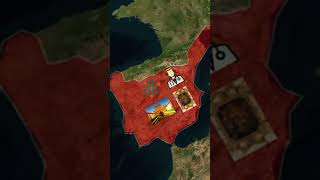 Parte de la Historia de España en 1 Minuto! #geografia #geopolitica #historia #imperioromano