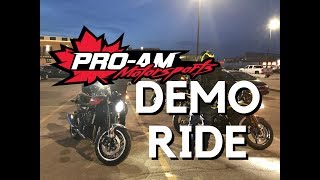 YAMAHA R3 DEMO RIDE