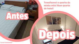 Transformando o quarto da minha Mãe! - Cacau Transforma