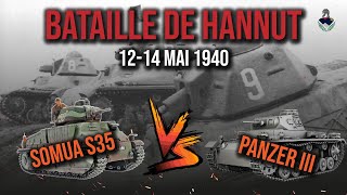 HANNUT, la première grande bataille blindée (1940) ! Somua vs Panzer III