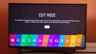 4K UHD Main Menu Smart TV LG UJ635V 49" 123cm WebOS 3.5 2160P HDR 2017