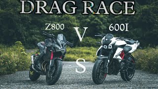 Drag Race Benelli 600i vs Kawasaki Z800 |Comparison #kawasaki #benelli #dragrace