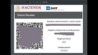 Nueva Cédula de Datos Fiscales. Conoce como obtenerla, es muy sencillo.